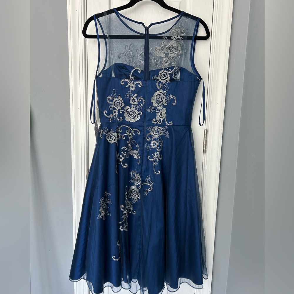 Decode 1.8 Embroidered Cocktail Dress